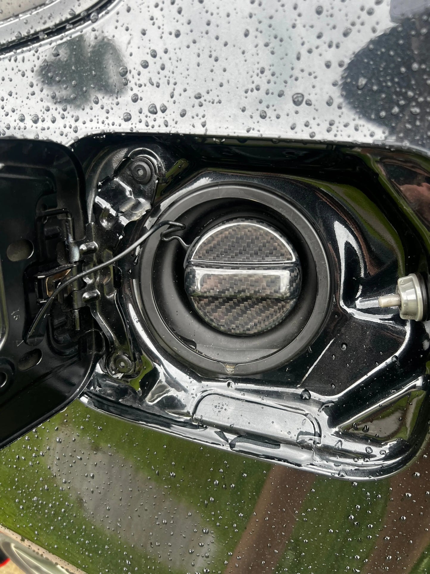 Carbon Fiber Fuel Cap Toyota Corolla +2015