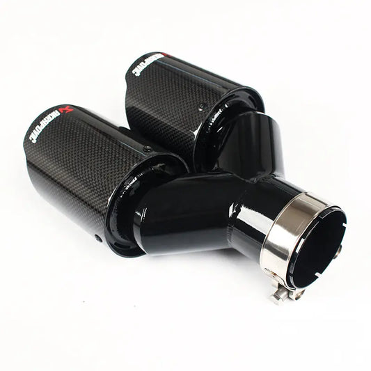 Carbon Fiber Black Gloss Dual Tip
