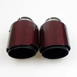 Single Tip (2PCS) Carbon Fiber “RED” Akrapovic