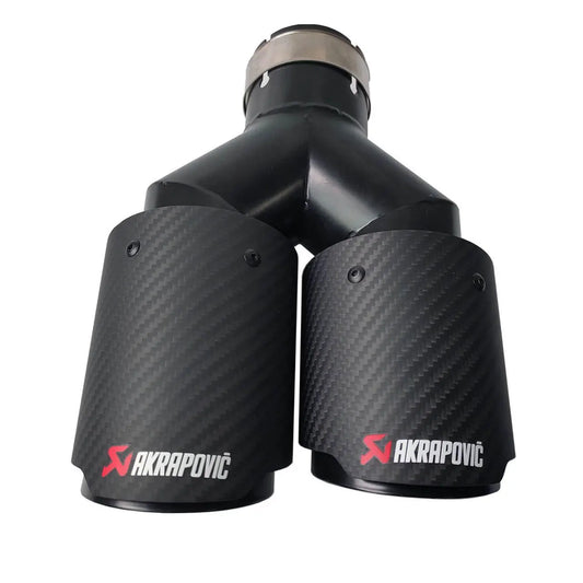 Dual Tip Akrapovic Carbon Fiber Black “Matte”