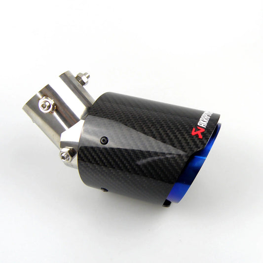 Single Tip “Angled” Tornasol Blue with Carbon Fiber “gloss”